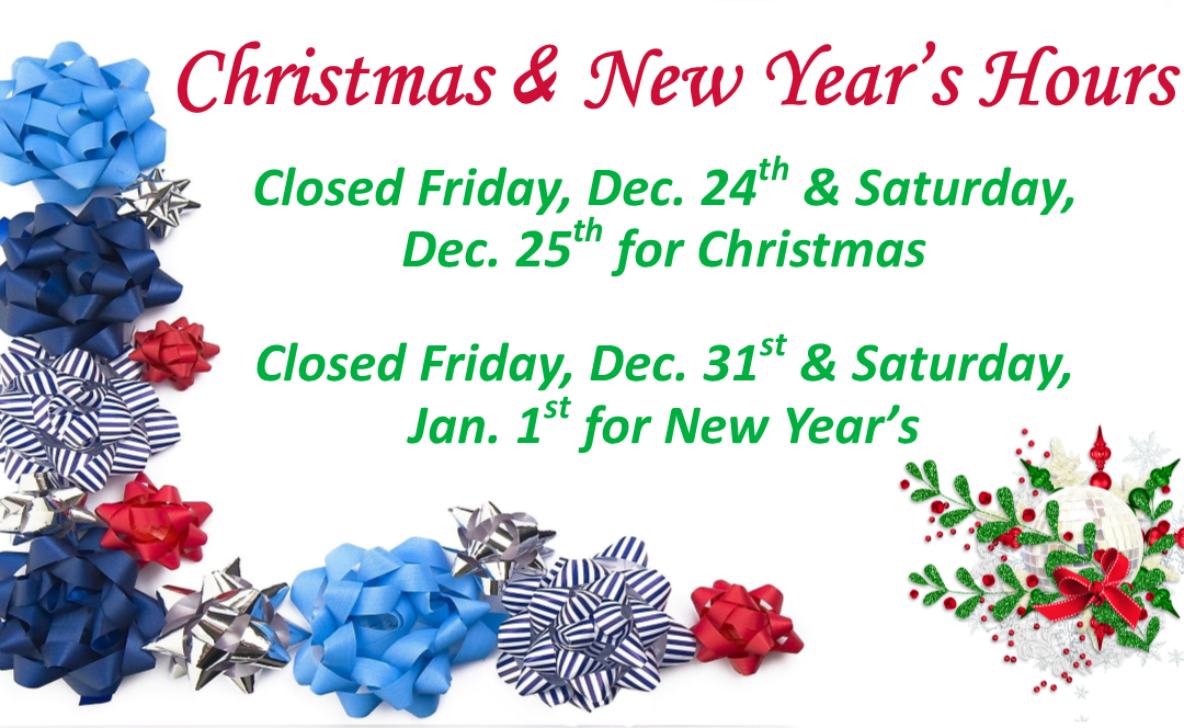 Holiday Hours