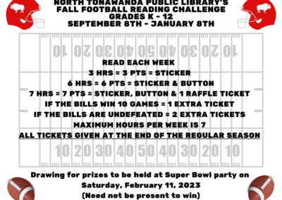 Fall Football Reading Challenge