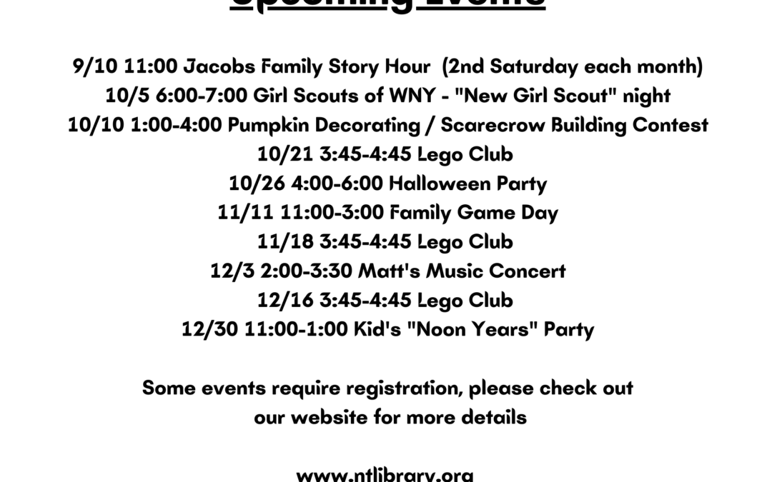Upcoming Events of 2022