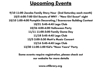 Upcoming Events of 2022